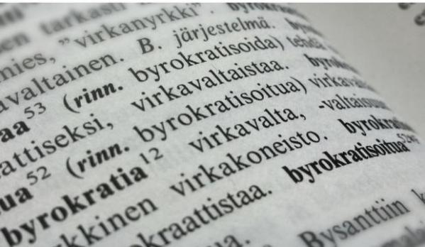 Sanakirjaotebyrokratia