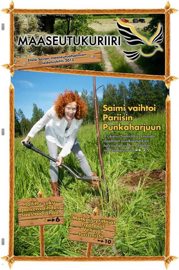 Maaseutukuriiri Tiedotuslehti 2013 kansi